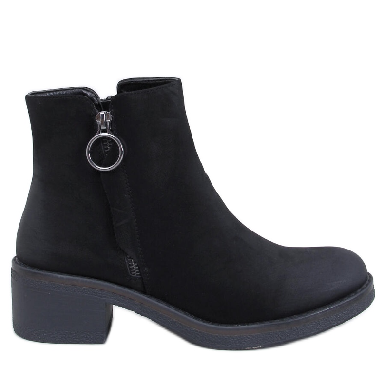 Levere Mustat nubukkia matalakorkoiset nilkkurit