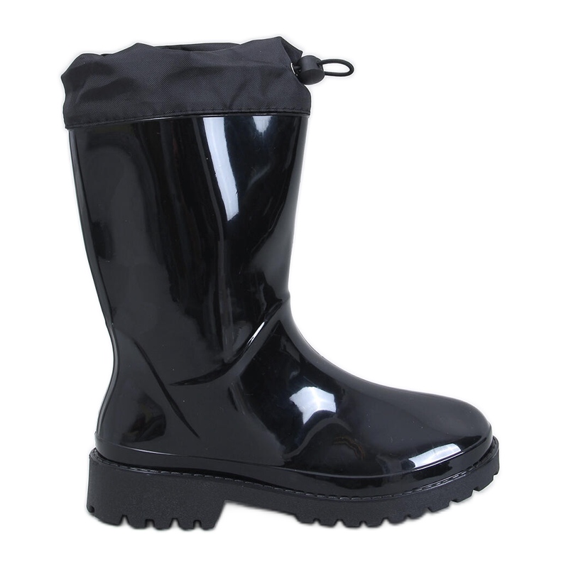 Kiffer Black lakatut Wellingtons hihansuut musta
