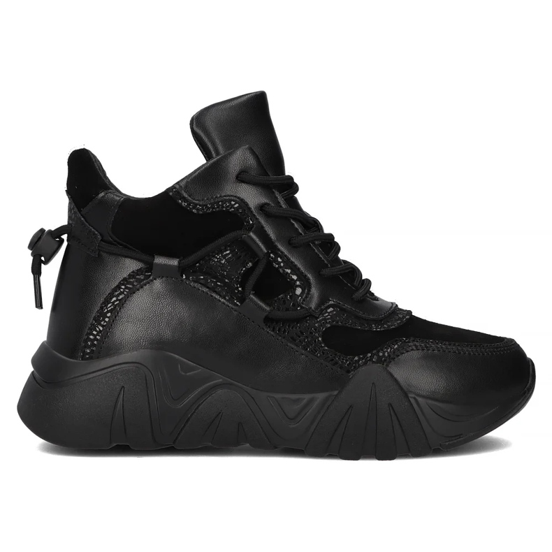 Filippo DBT6367/24 Bk nahkaiset alustasaappaat, mustat