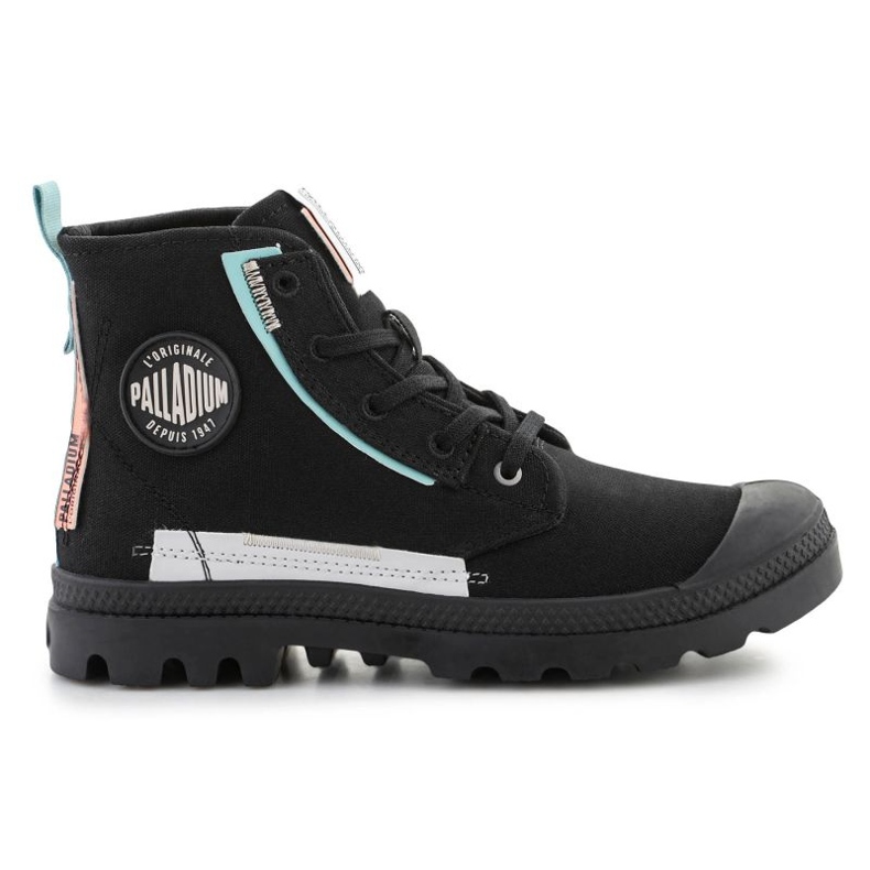 Palladium Pampa Underlayer 99183-008-M Mustat kengät