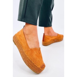 Espadrillit paksulla pohjalla Poulain Camel - Inello ruskea