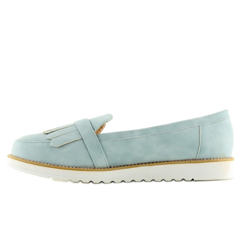 Naisten siniset mokasiinit sininen