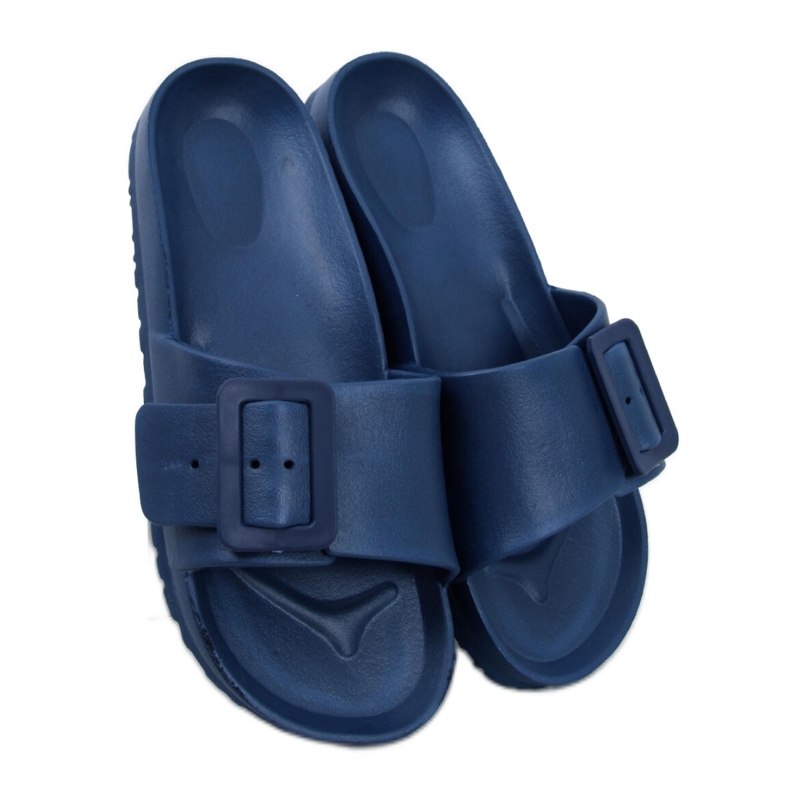 D.BLUE kumiset varvastossut soljella sininen