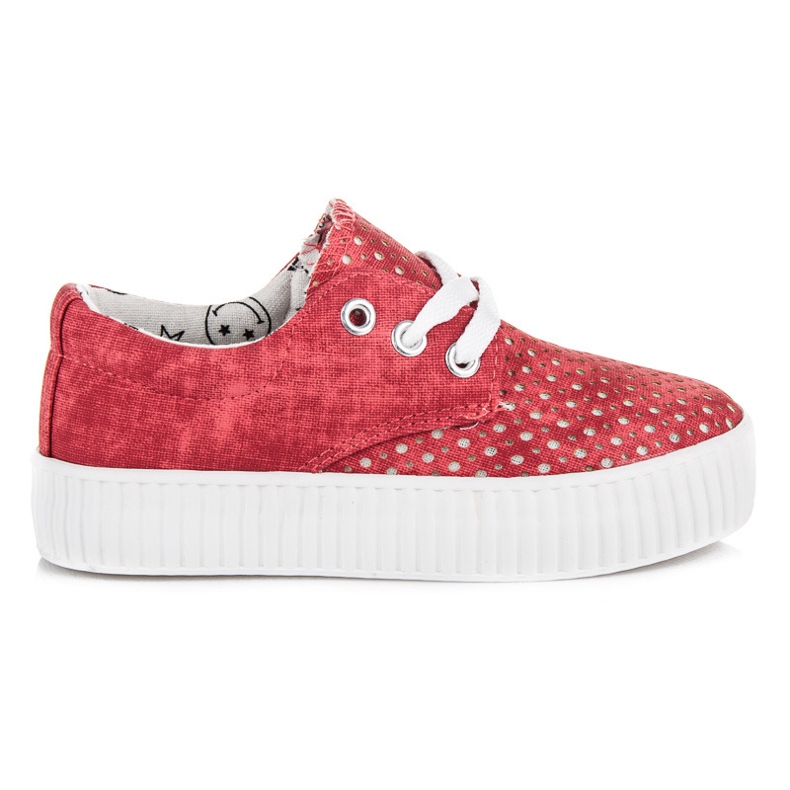 Kylie Sidotut lenkkarit alustalla punainen