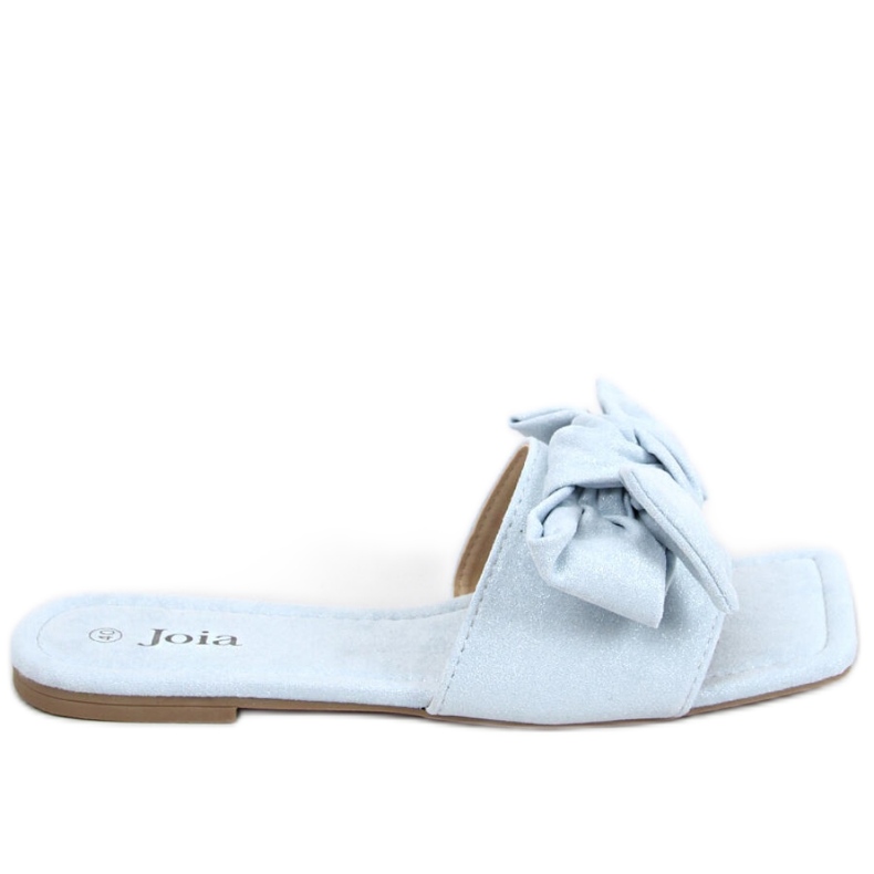 Siniset varvastossut neliömäisellä pohjalla sininen