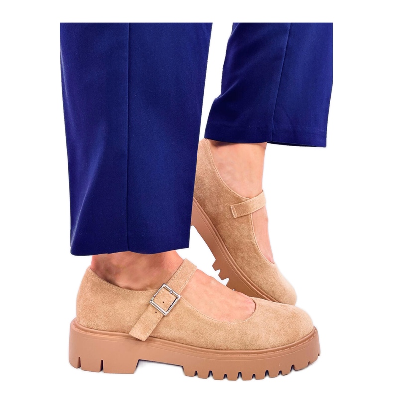 Holmess Khaki olkahihnalliset balettitasot - Inello beige