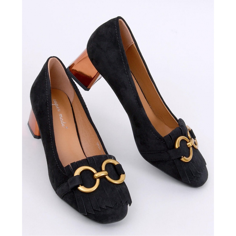 Weinn Mustat kupariset kantapääpumput - Inello