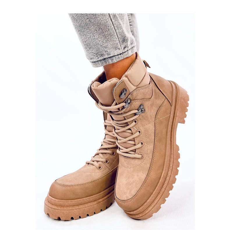 Mathen Khaki trapper nilkkurit - Inello ruskea