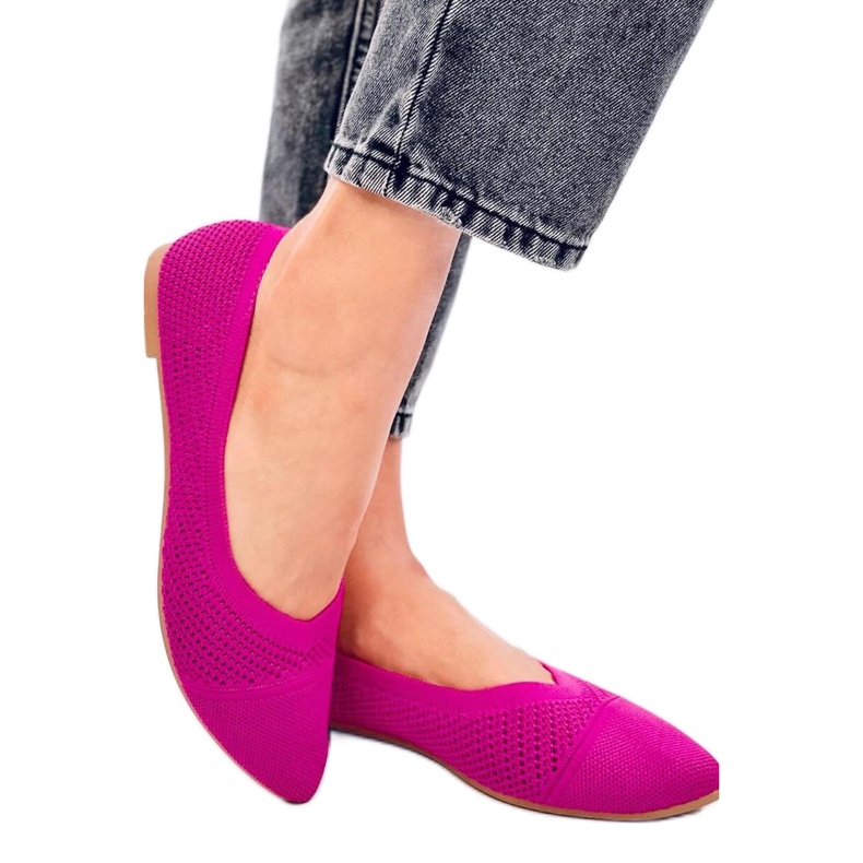 Harjakatkoiset mantelibaleriinat Sotty Fuchsia - Inello vaaleanpunainen