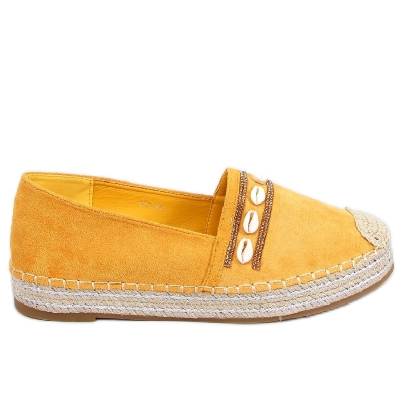 Espadrillit hunajakuorilla 6771 Keltainen - Inello