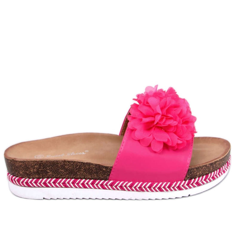 South Fuchsia Peach Flower Flip Flops -sandaali - Inello vaaleanpunainen