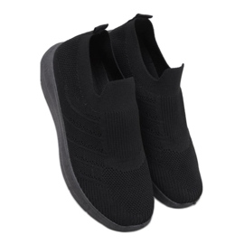 Groppi Allblack slip-on sukkakengät - Inello musta