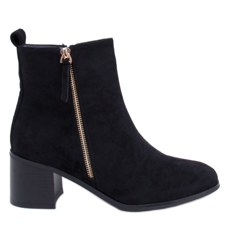 Aguirre Mustat mokkanahkaiset korkeakorkoiset nilkkurit - Inello