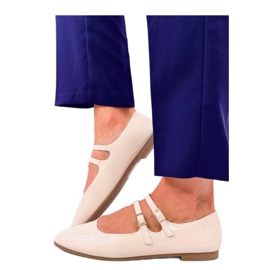 Patentti Mary Jane Liths Beige balettiasunto - Inello