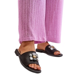 Step in style Sandaalivarvastossut Malli S.Barski KV27-031 Musta - Astu tyyliin