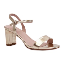 Step in style Sandaalit Malli Glindra 24SD98-6986 Kulta - Astu tyyliin keltainen