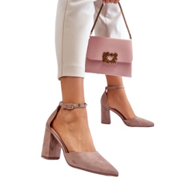 Step in style Pumput Malli Lexie QA203P Tumma beige - Astu tyyliin Step in style Pumput Malli Lexie QA203P Tumma beige - Astu tyyliin