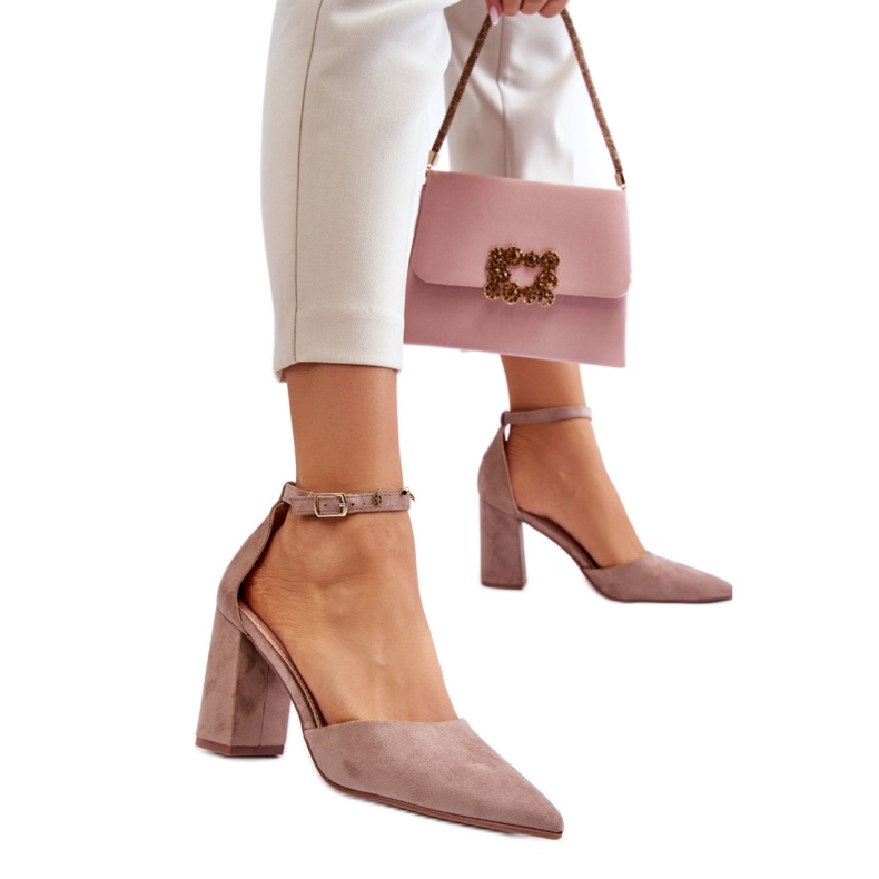 Step in style Pumput Malli Lexie QA203P Tumma beige - Astu tyyliin