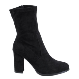 Poulter Mustat mokkanahkaiset nilkkurit