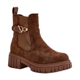 Step in style Saappaat Malli Bervena SZ103 Ruskea - Astu tyyliin