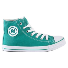 New Age Sidotut korkeat lenkkarit vihreä