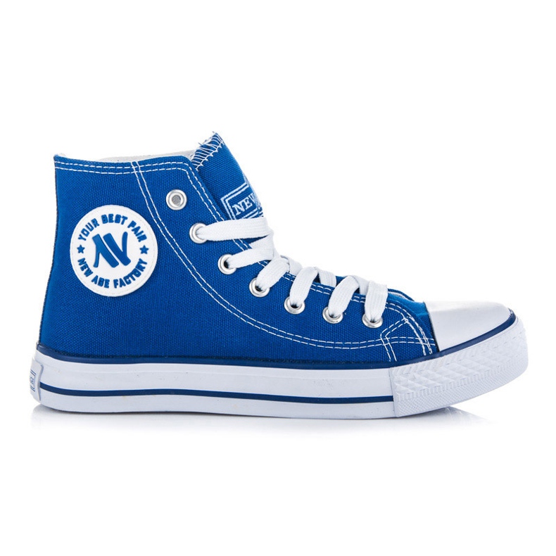 New Age Sidotut korkeat lenkkarit sininen