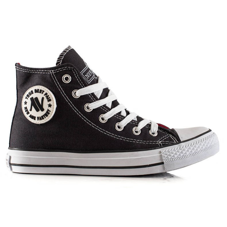 New Age Sidotut korkeat lenkkarit harmaa