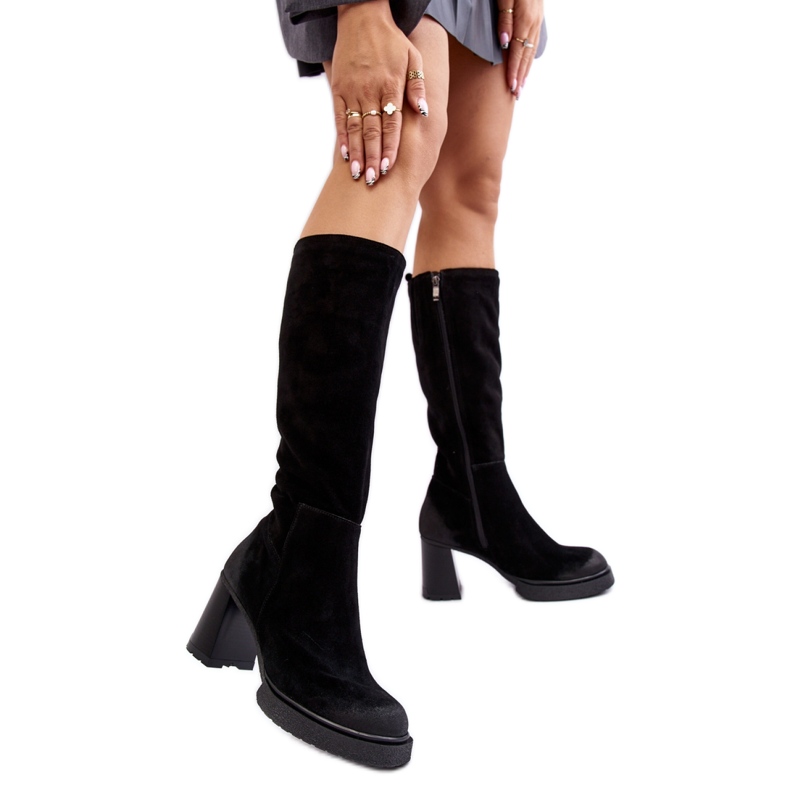 Step in style Saappaat Malli Lemar Ceraxa 70133 Musta mokkanahka - Astu tyyliin