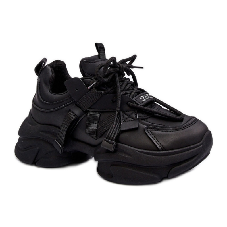 Step in style Urheilukengät Malli Windamella LA269P Musta - Astu tyylillä