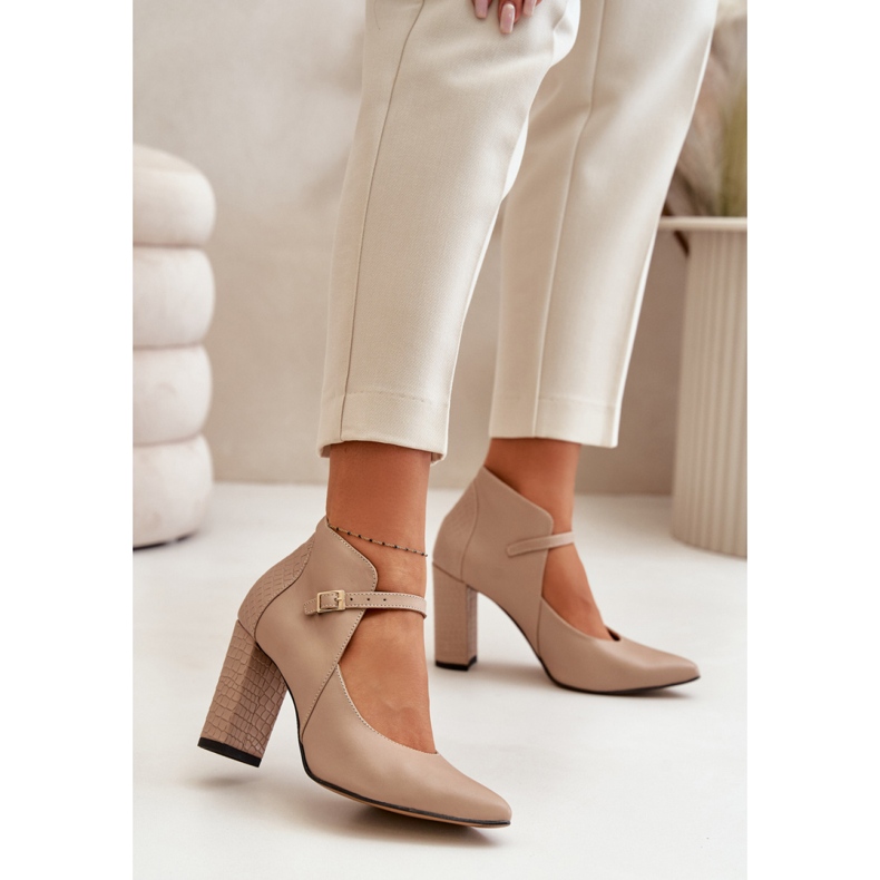 Laura Messi 2832 beige pumput