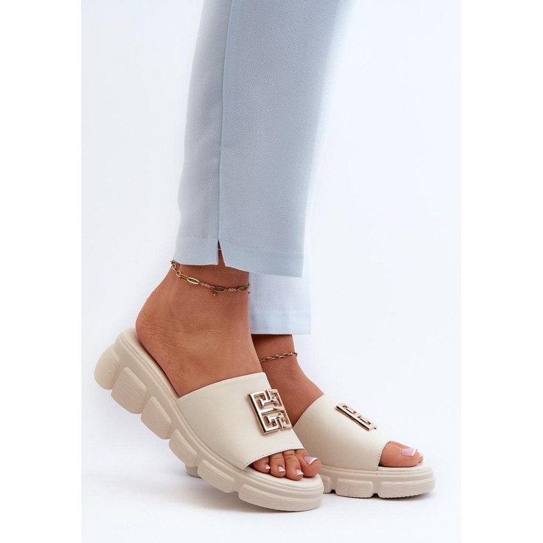 Step in style Sandaalivarvastossut Malli Vinceza 41444 Beige - Tyylikkäästi