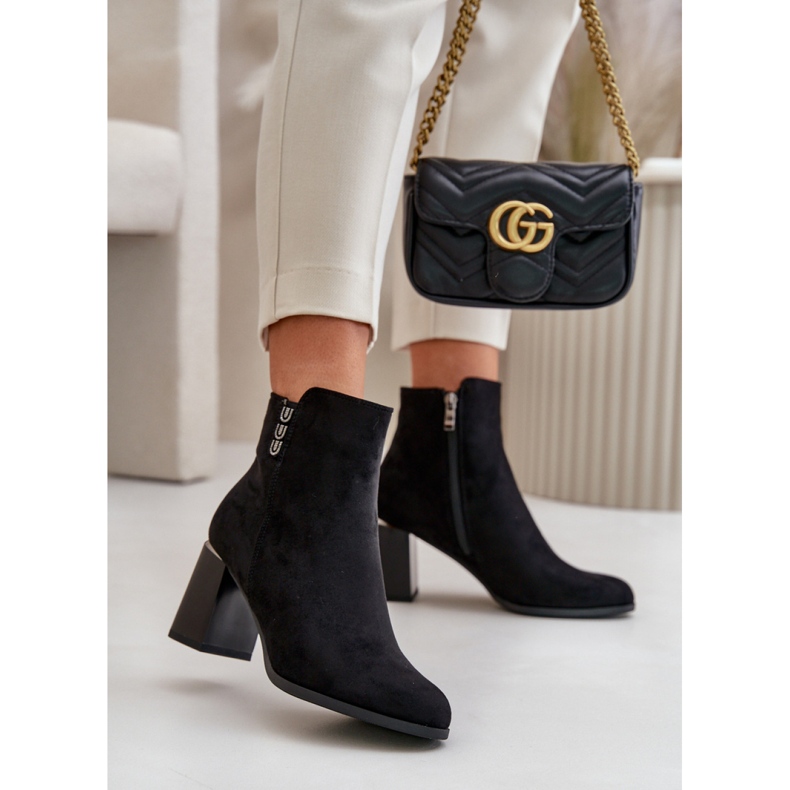 Step in style Saappaat Malli Erillia JC103 Musta - Astu tyyliin