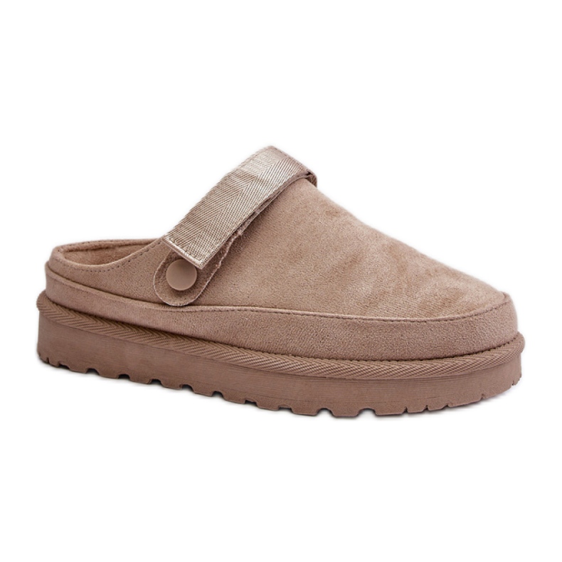 Naisten beige-tasoiset tossut