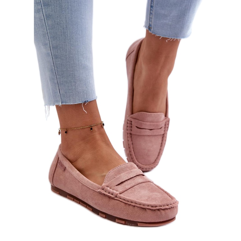 Big Star Pink naisten mokasiinit vaaleanpunainen