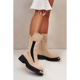 Step in style Saappaat Malli Palimra NC1306 Vaalea beige - Astu tyyliin