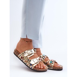 Step in style Sandaalivarvastossut Malli S.Barski MY121 Gold - Astu tyyliin keltainen