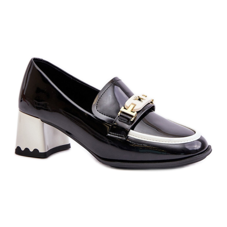 Artiker Black patentoidut naisten kengät musta