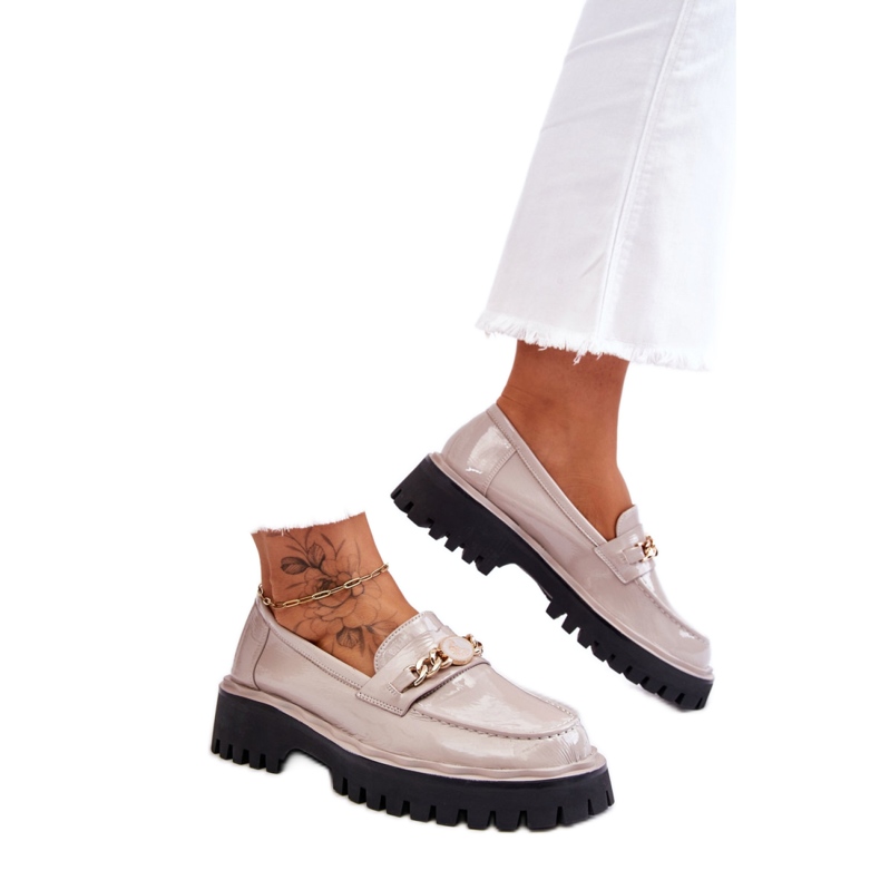 Step in style Mokasiinit Malli Ronin MR-X351 Vaaleanharmaa - Astu tyyliin Step in style Mokasiinit Malli Ronin MR-X351 Vaaleanharmaa - Astu tyyliin