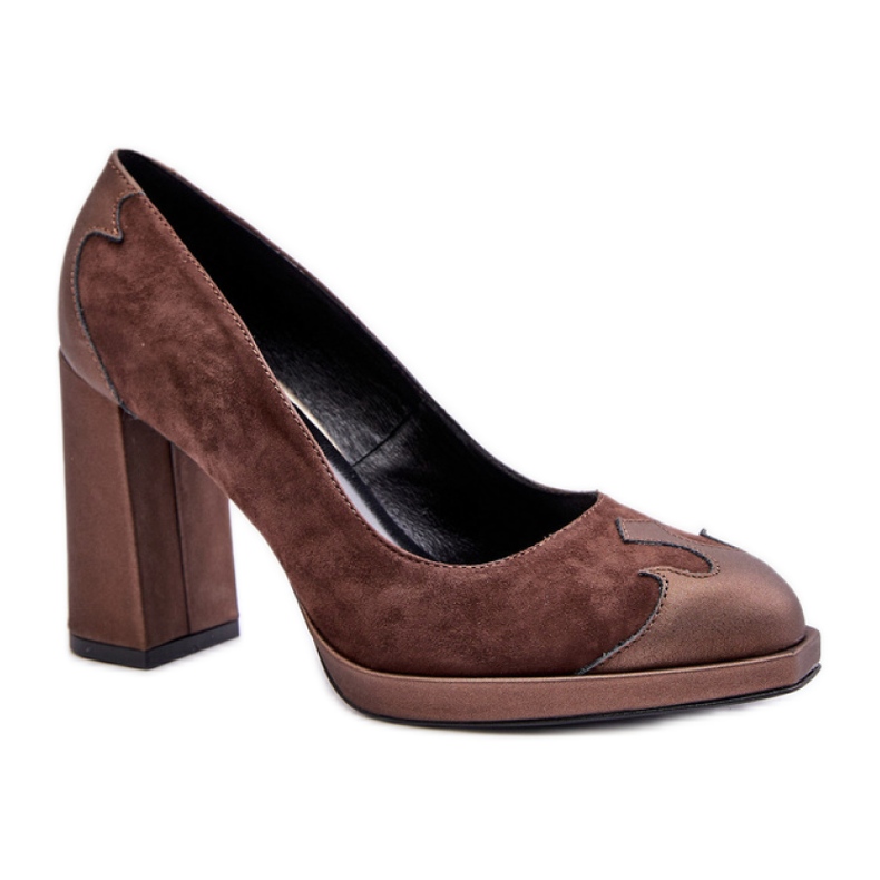 Laura Messi Brown stiletto-pumput ruskea