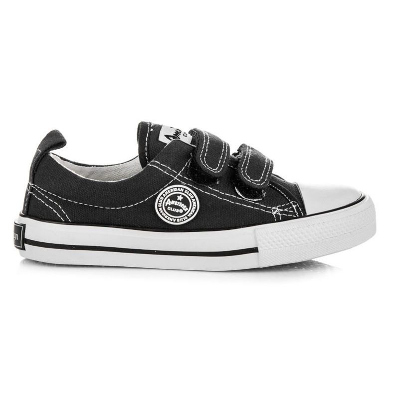 American Club Tarranauhalla kiinnitetyt tennarit musta