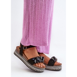 Sandaalit Malli S.Barski HY056 Musta - Step in style Sandaalit Malli S.Barski HY056 Musta - Step in style