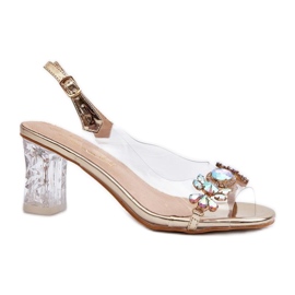 Step in style Sandaalit Malli Da MR38-444 Gold - Astu tyyliin keltainen