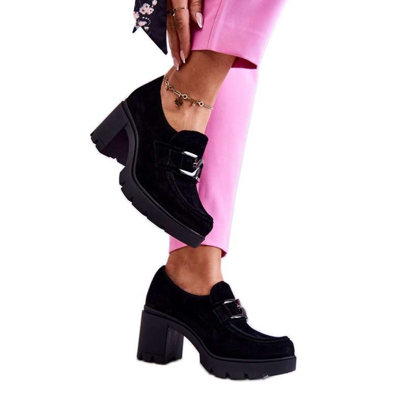 Step in style Kengät Malli Harmell 20097 Black Suede - Astu tyyliin musta