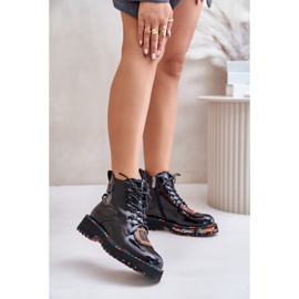 Step in style Trappers Malli Artiker 55C0517 Musta - Astu tyyliin