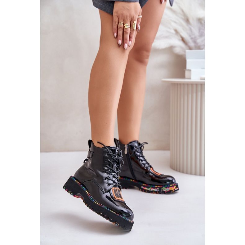 Step in style Trappers Malli Artiker 55C0517 Musta - Astu tyyliin