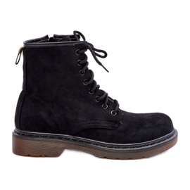 Step in style Workers Model Asteoris H1080 Black Suede - Astu tyyliin musta