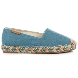Vices Slip-on espadrillit alustalla sininen