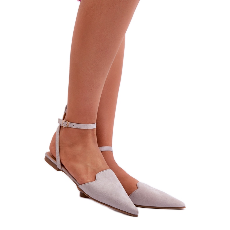 Step in style Balettiasunnot Malli Ellesara JH257P Harmaa - Astu tyyliin