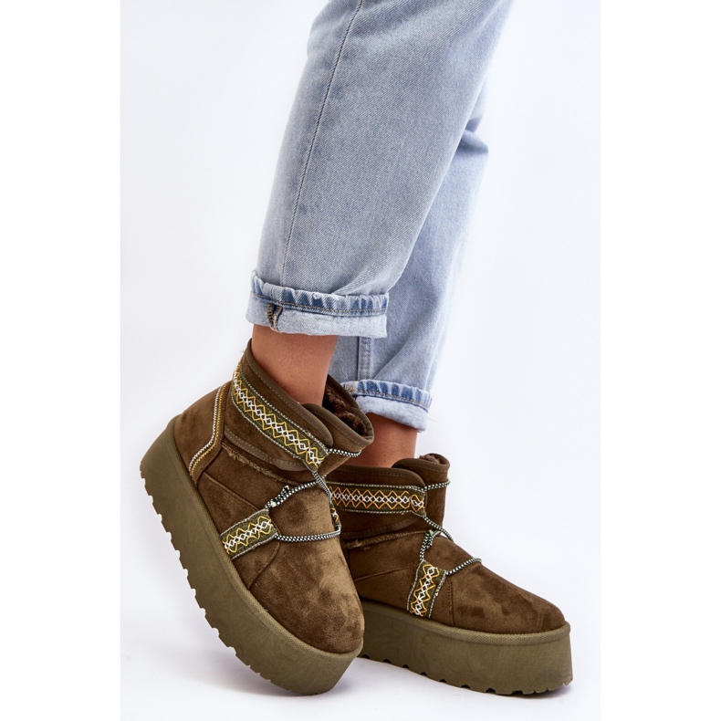 Step in style Lumikengät Malli Milson AA-21 Vihreä - Astu tyyliin