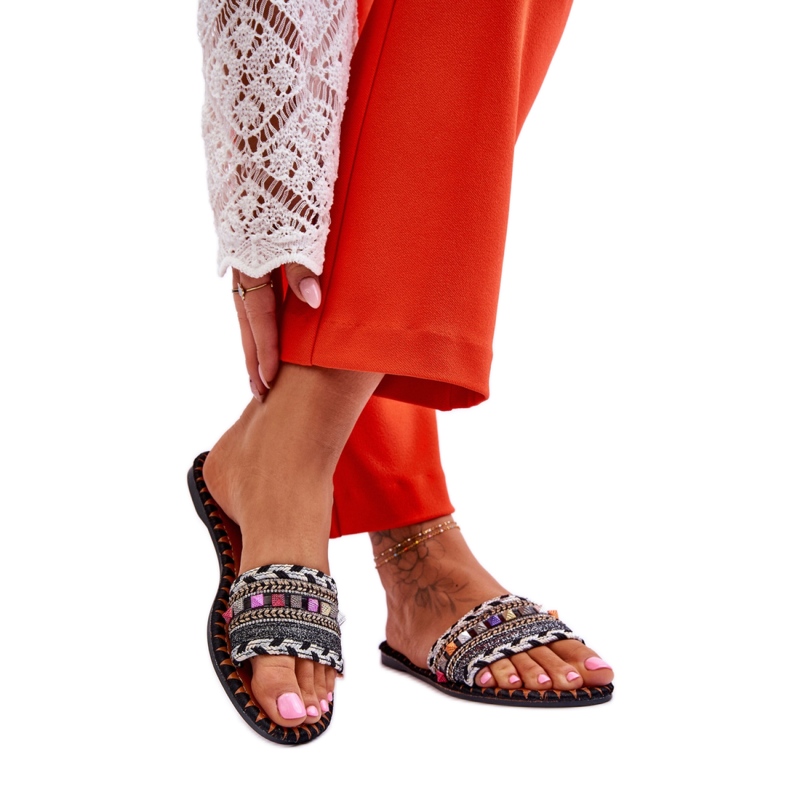 Step in style Sandaalivarvastossut Malli Bellisa CK270P Musta - Astu tyyliin